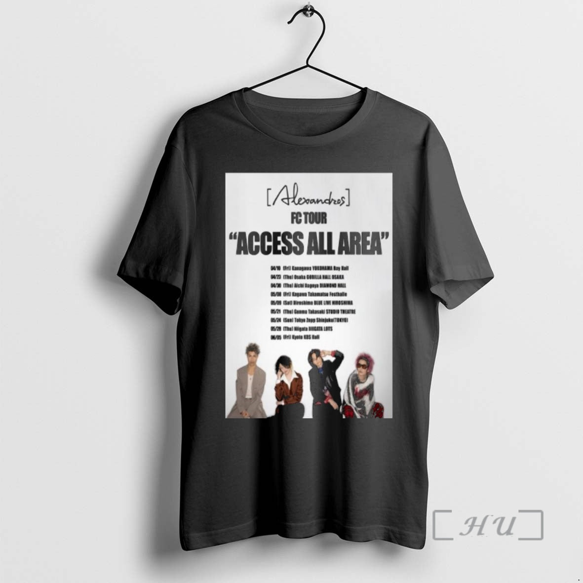 Officials Alexandros Fc Tour Access All Area 2026 - T-Shirt, Sweatshirt, Hoodie