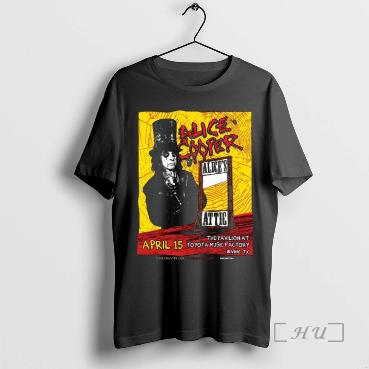 Officials Alice Cooper Irving Tx April 15 2026 Tour - T-Shirt, Sweatshirt, Hoodie