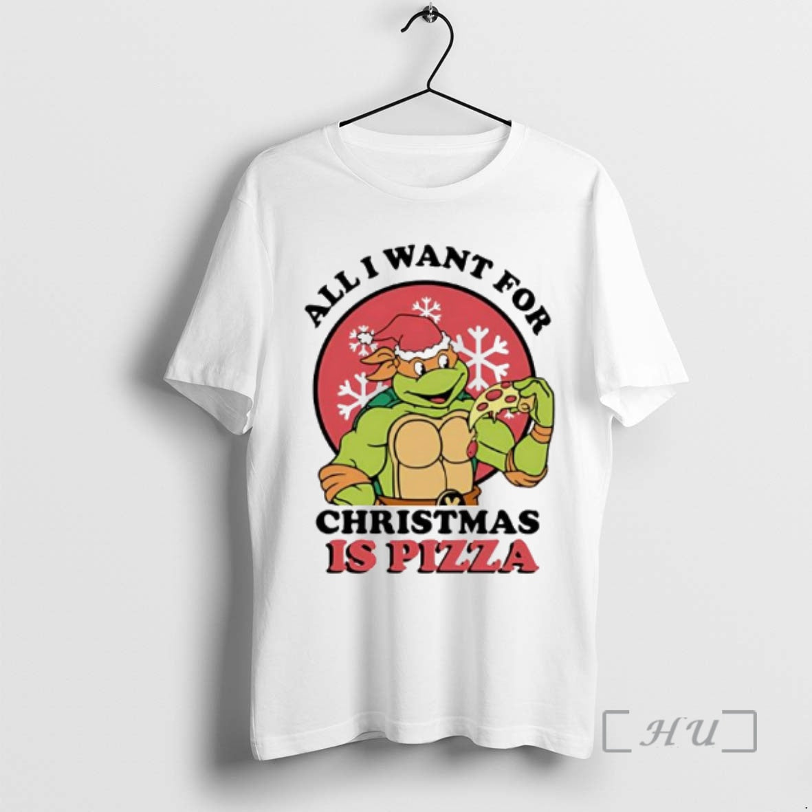 Officials All I Want For Christmas Is Pizza Ninja Turtles Graphic Premium T Shirts Sweater - T-Shirt, Sweatshirt, Hoodie