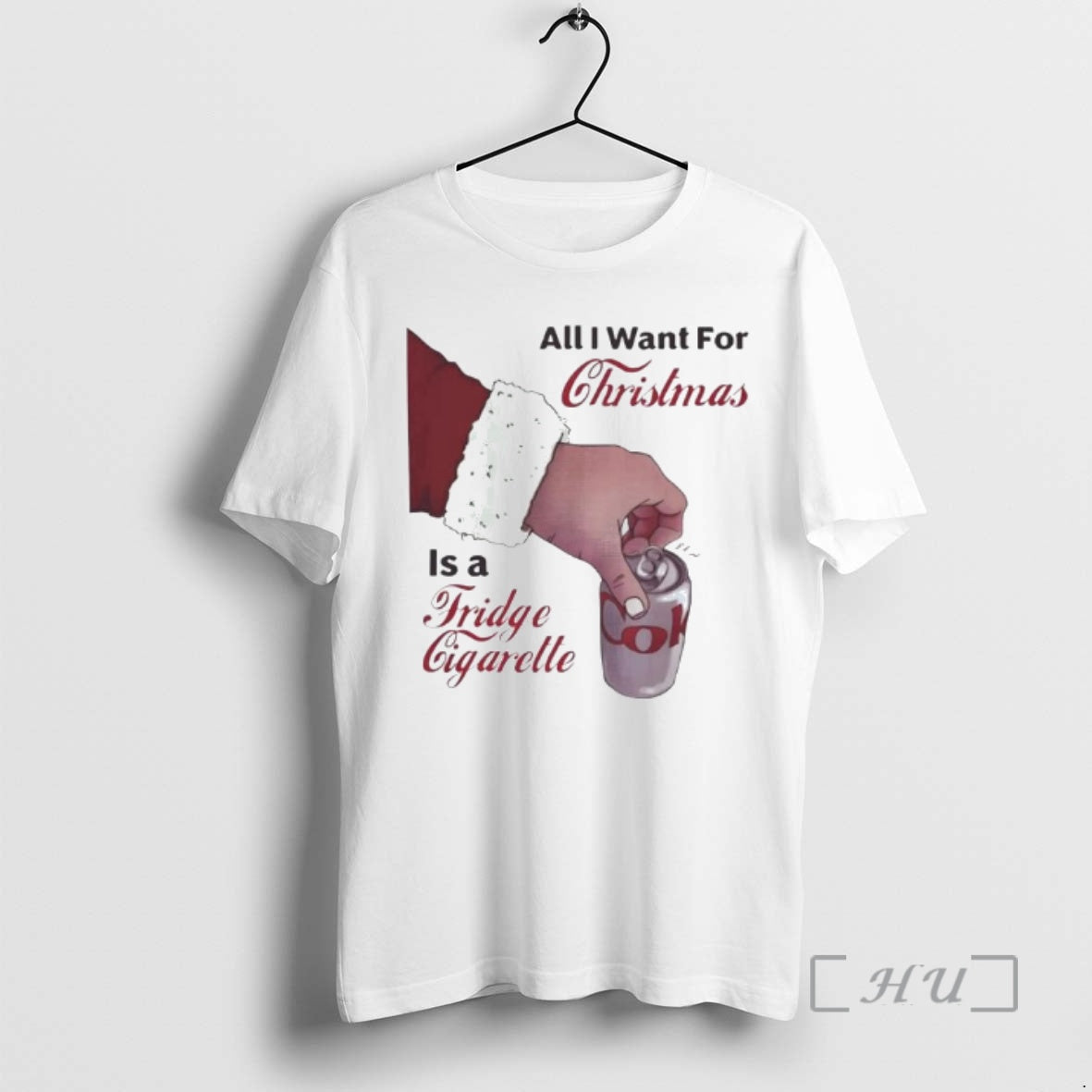 Officials All I Want For Christmas Is A Fridge Cigarette Ornaments Premium T Shirts Sweater - T-Shirt, Sweatshirt, Hoodie