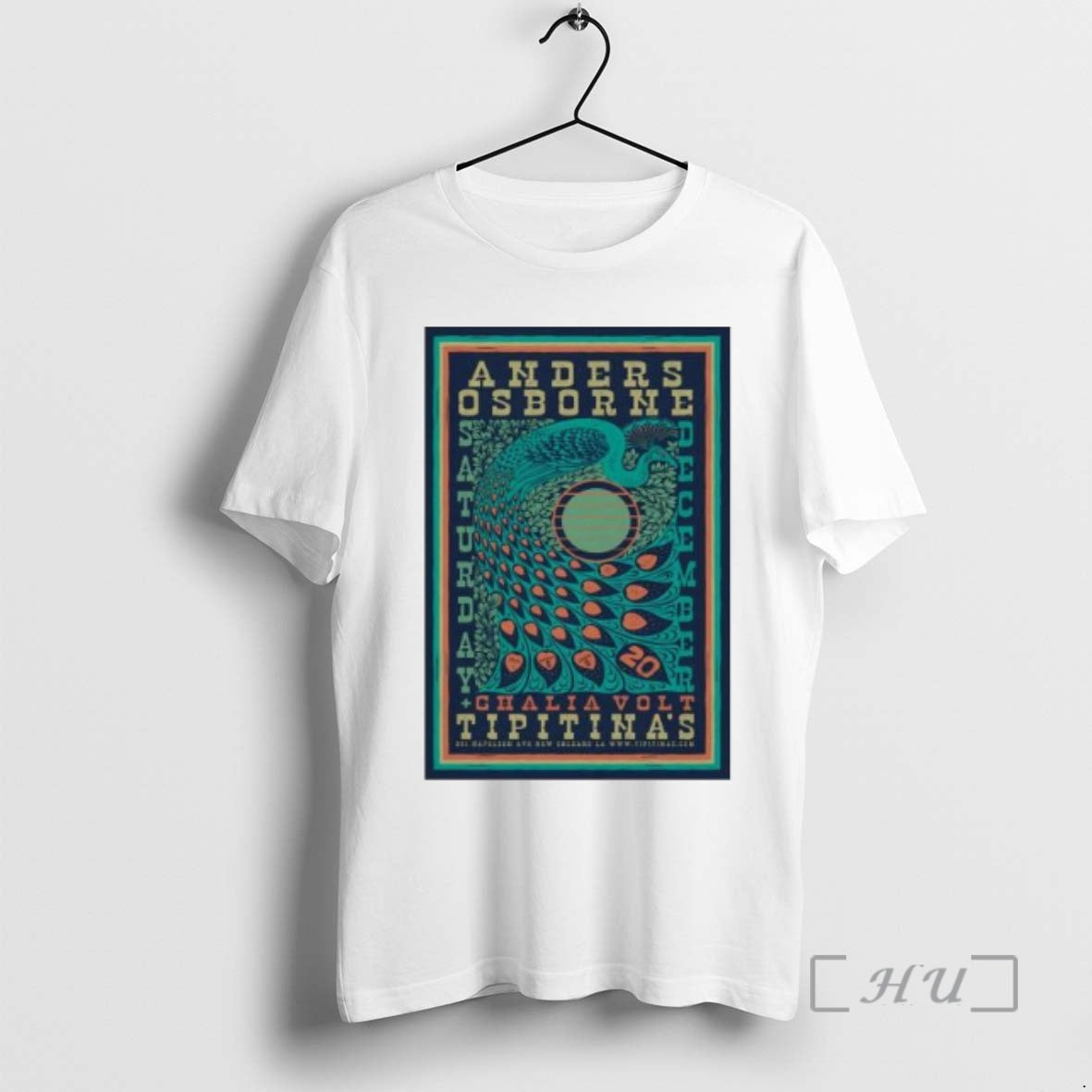 Officials Anders Osborne Event New Orleans On Dec 20 2025 Circle White Premium T Shirts - T-Shirt, Sweatshirt, Hoodie