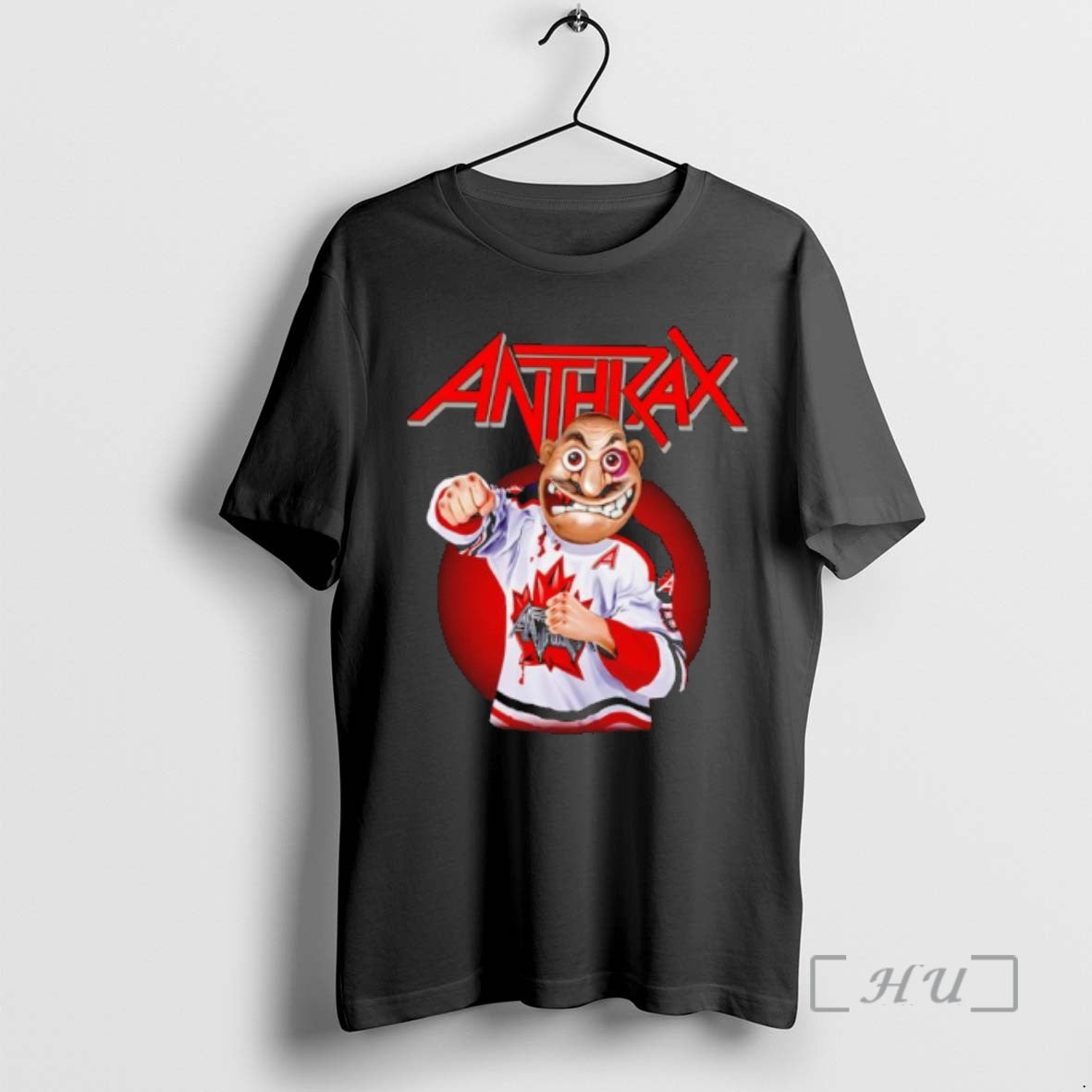 Officials Anthrax Metal Band Mascot Hockey Jersey Graphic hockey jersey product view 1