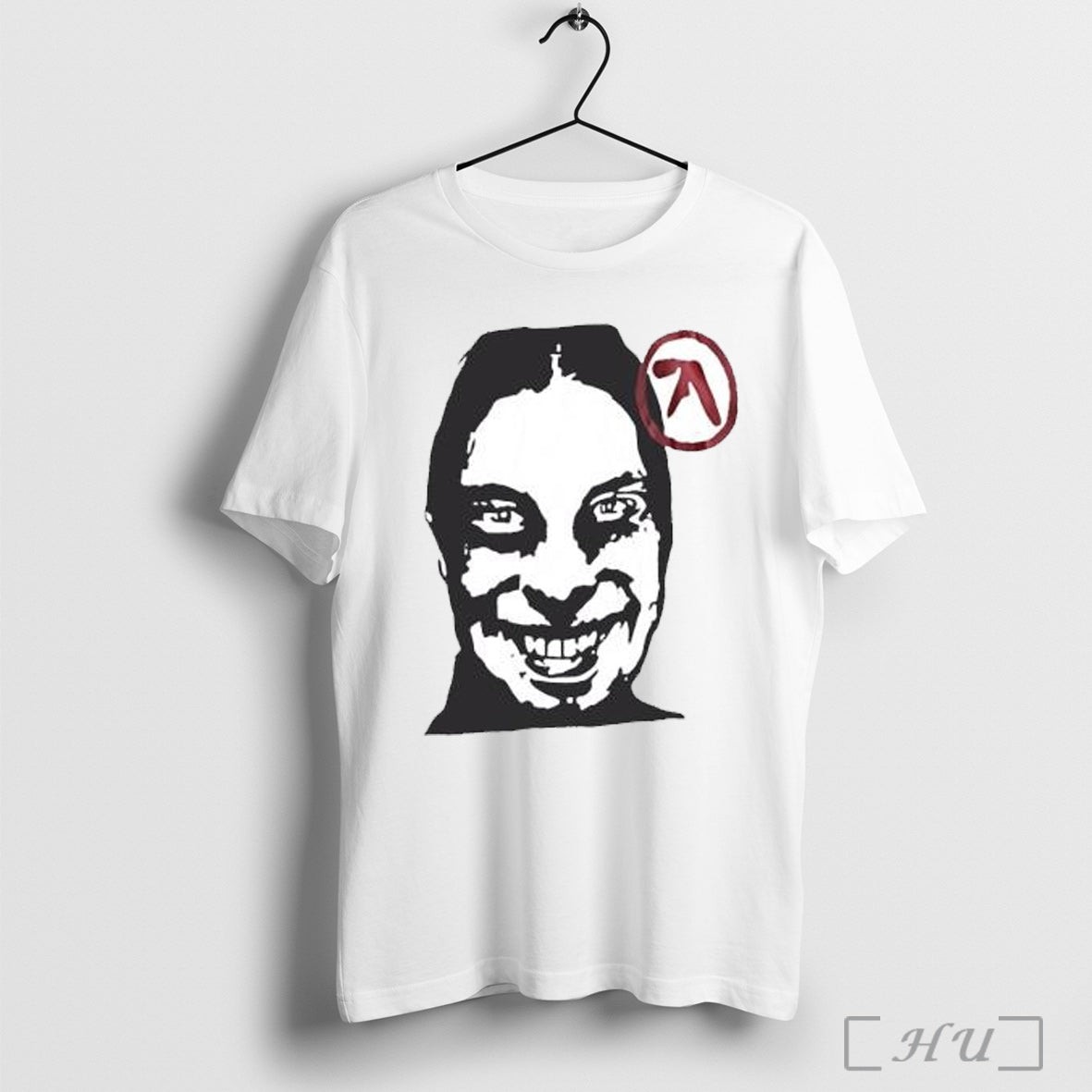 Officials Aphex Twin Richard D James Smiley Face Logo Electronic Music T Shirt Unisex T-shirt, Sweatshirt, Hoodie, Long Sleeve Tee - T-Shirt, Sweatshirt, Hoodie