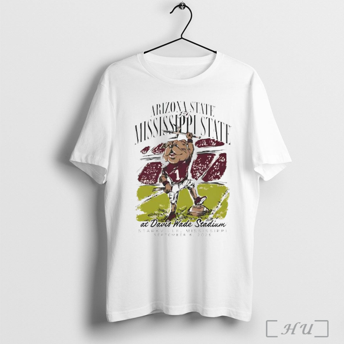 Officials Arizona State Sun Devils Vs Mississippi State Bulldogs Football Game Day 2025 Unisex T-shirt, Sweatshirt, Hoodie, Long Sleeve Tee - T-Shirt, Sweatshirt, Hoodie