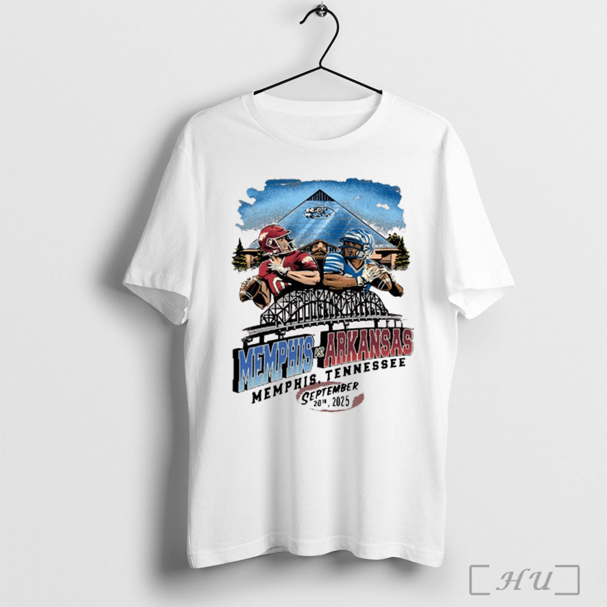 Officials Arkansas Razorbacks Vs Memphis Tigers Game Day September 20 2025 Memphis Tennessee - T-Shirt, Sweatshirt, Hoodie