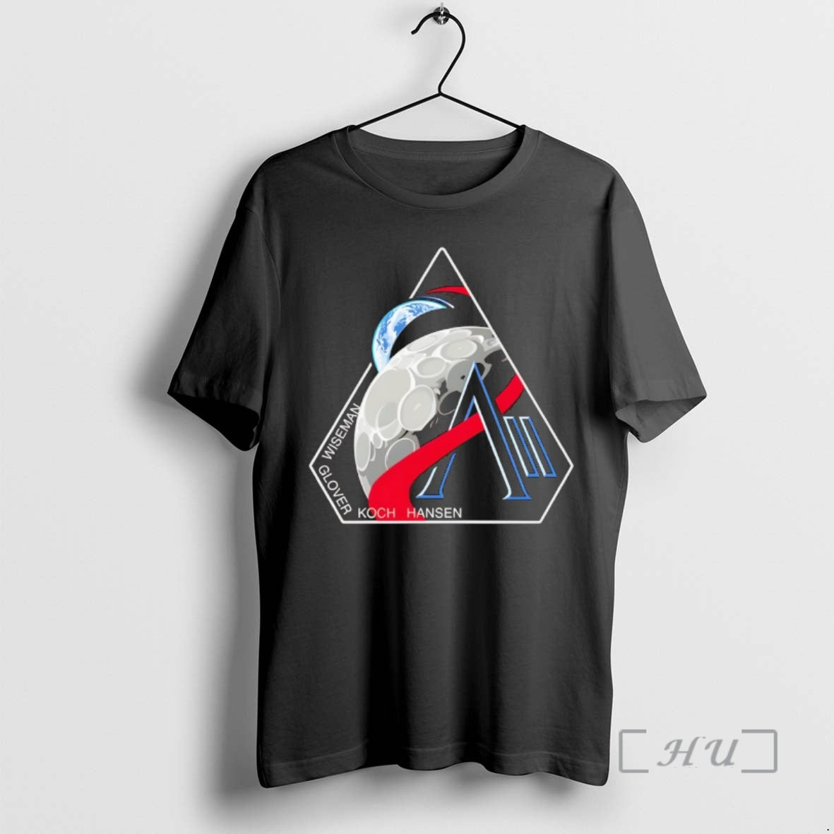 Officials Artemis Ii Mission Nasa Moon Mission Glover Wiseman Koch Hansen Premium T Shirts Sweater - T-Shirt, Sweatshirt, Hoodie