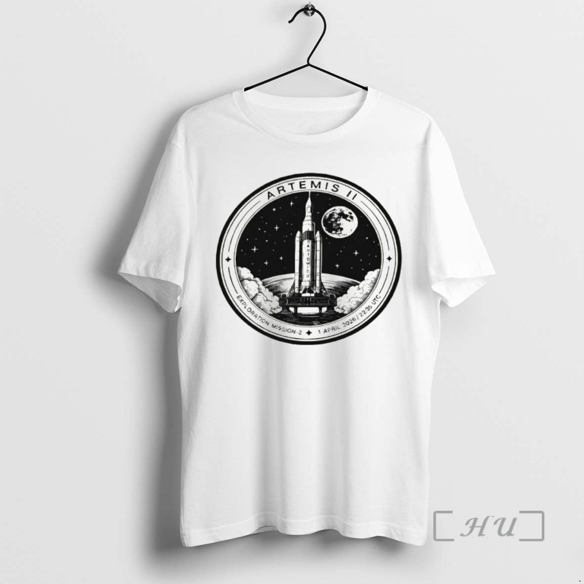 Officials Artemis Ii Moon Mission Nasa Space Exploration 1 April 2026 Premium T Shirts Sweater - T-Shirt, Sweatshirt, Hoodie
