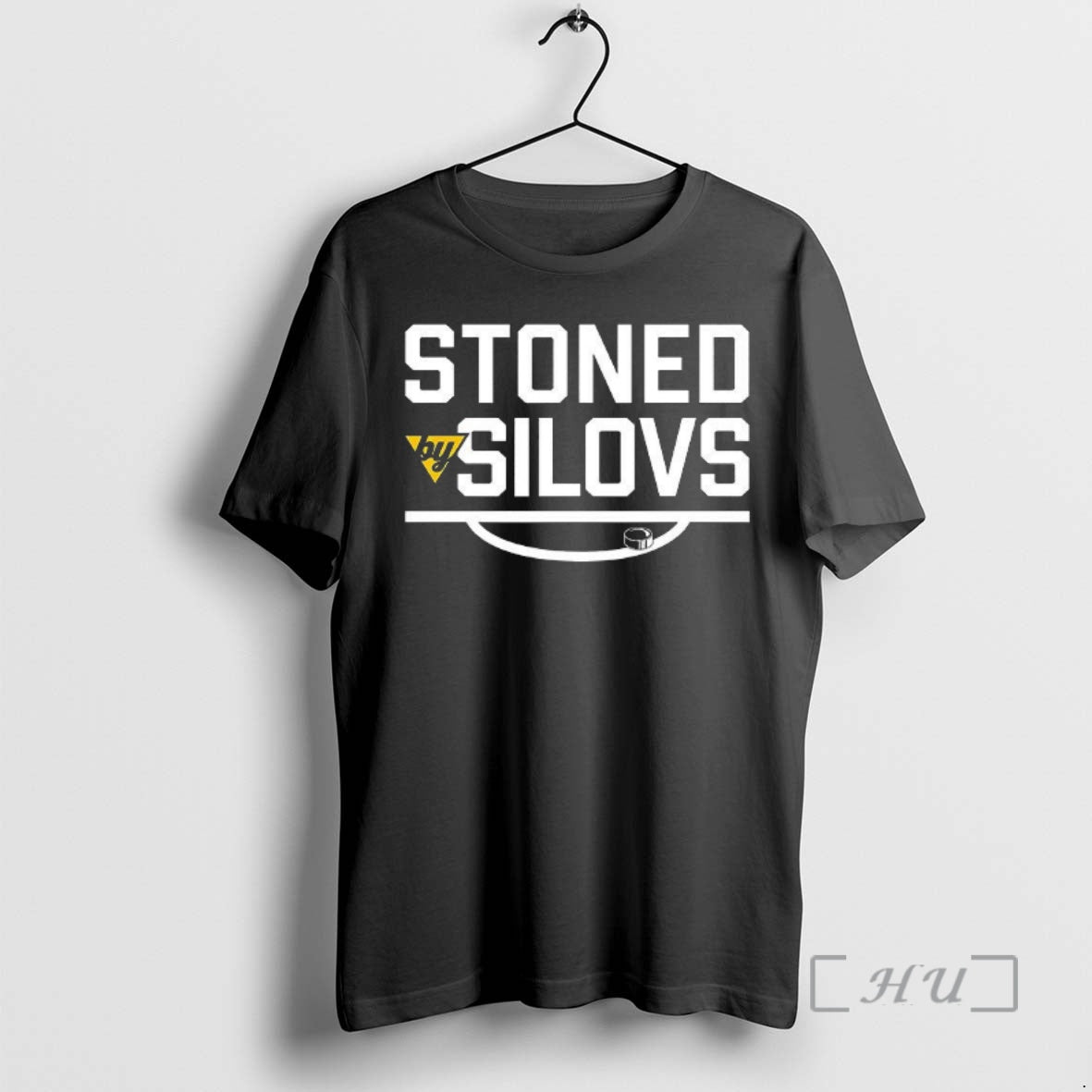 Officials Arturs Silovs Pittsburgh Penguins Nhl Stoned By Silovs - T-Shirt, Sweatshirt, Hoodie