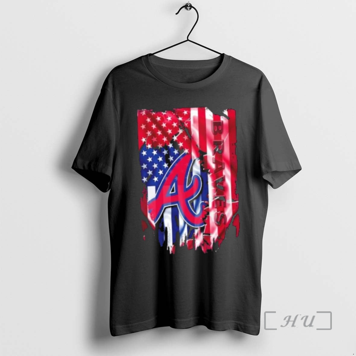 Officials Atlanta Braves Baseball X American Flag - T-Shirt, Sweatshirt, Hoodie