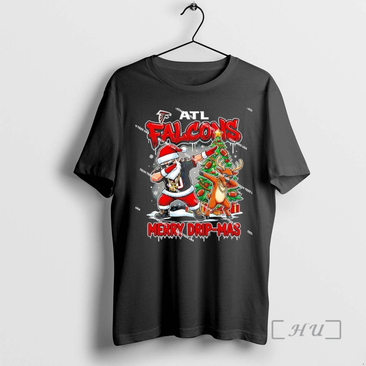 Officials Atlanta Falcons Football Merry Drip Mas Christmas Holiday - T-Shirt, Sweatshirt, Hoodie