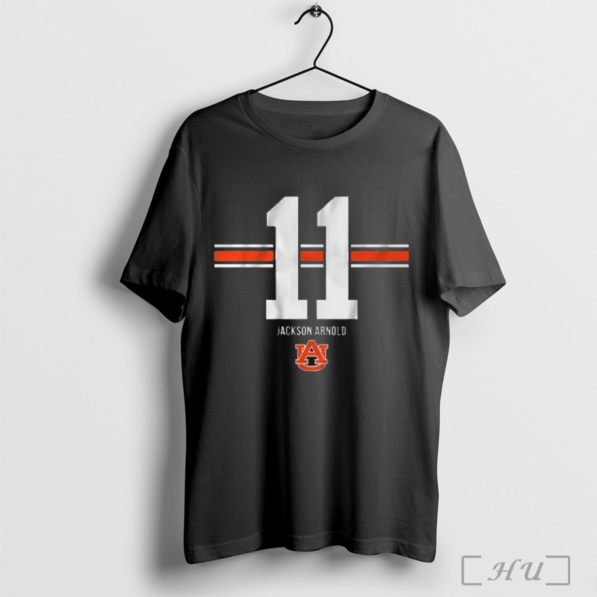 Officials Auburn Football Jackson Arnold 11 Stripe T Shirt Unisex T-shirt, Sweatshirt, Hoodie, Long Sleeve Tee - T-Shirt, Sweatshirt, Hoodie