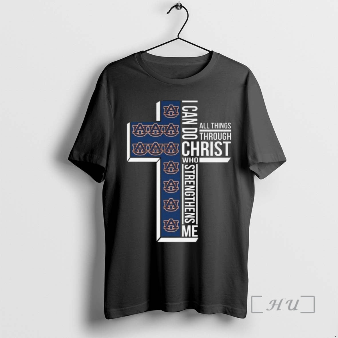 Officials Auburn Tigers I Can Do All Things Through Christ Who Strengthens Me Cross Premium - T-Shirt, Sweatshirt, Hoodie