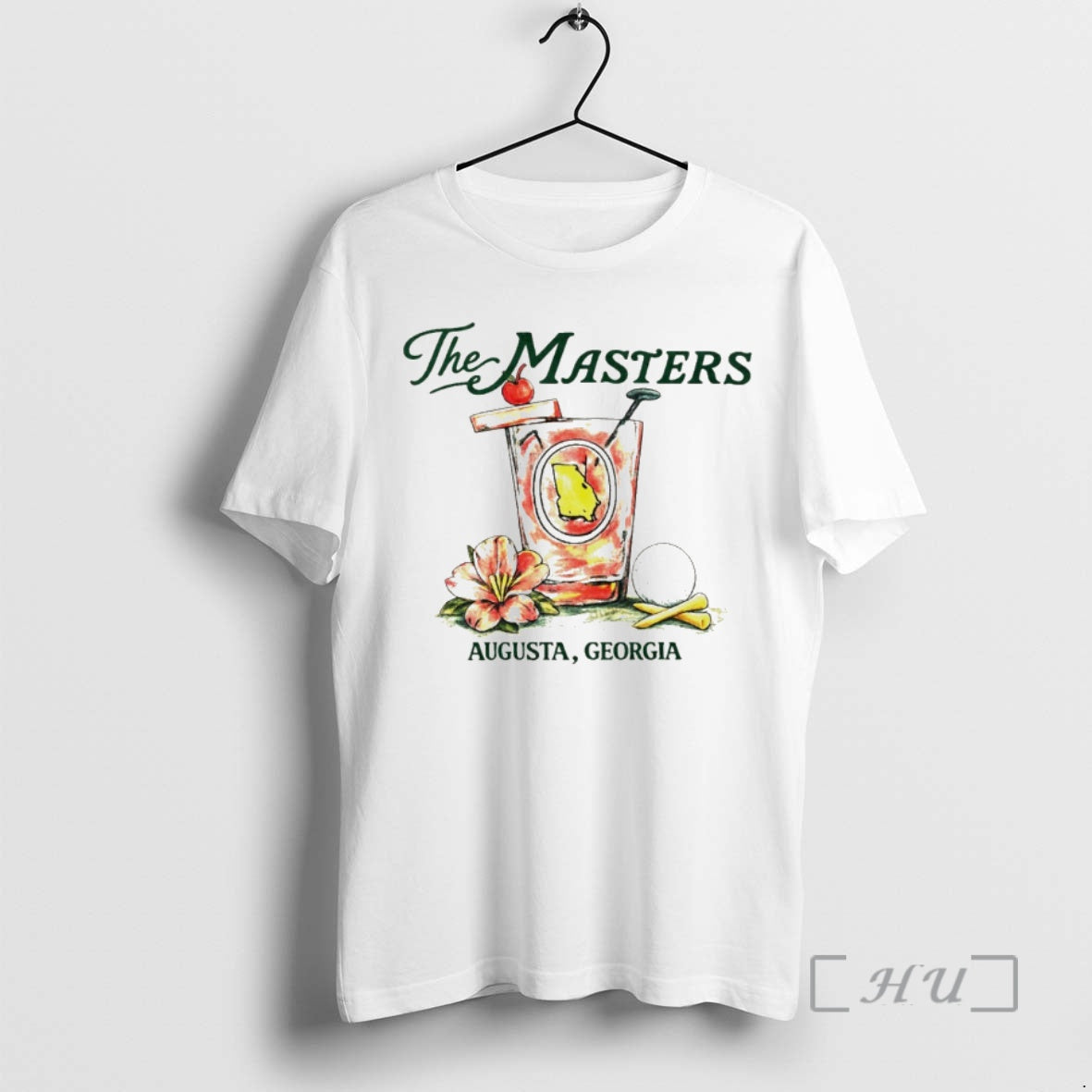 Officials Augusta Georgia Masters Golf Azalea Floral Graphic Unisex T-shirt, Sweatshirt, Hoodie, Long Sleeve Tee - T-Shirt, Sweatshirt, Hoodie