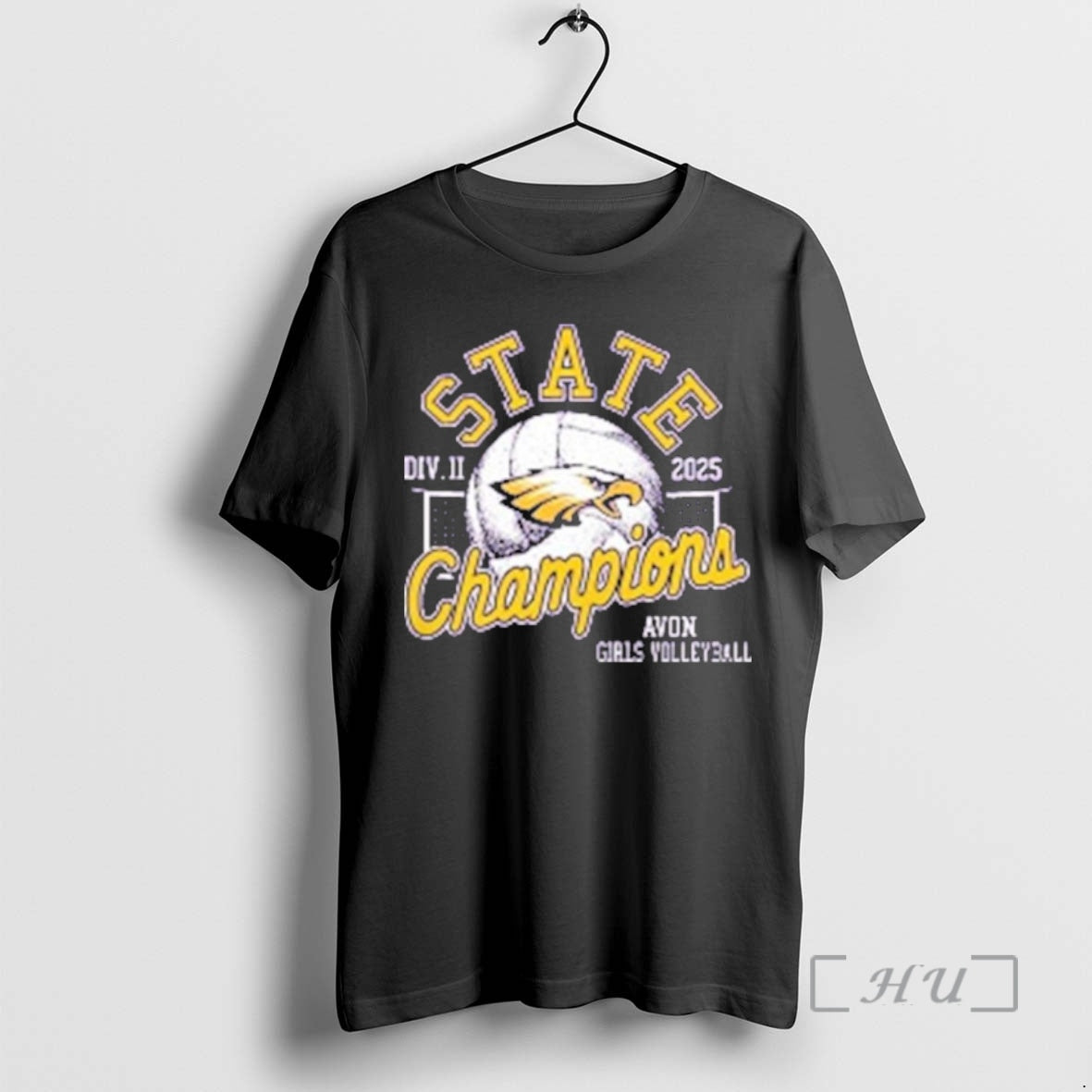 Officials Avon Girls Volleyball 2025 Div Ii State Champions - T-Shirt, Sweatshirt, Hoodie