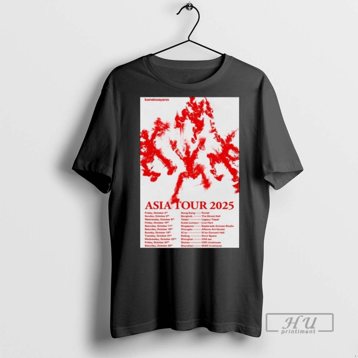 Officials Ayano Kaneko Asia Tour 2025 Long Sleve T Shirt Unisex T-shirt, Sweatshirt, Hoodie, Long Sleeve Tee - T-Shirt, Sweatshirt, Hoodie