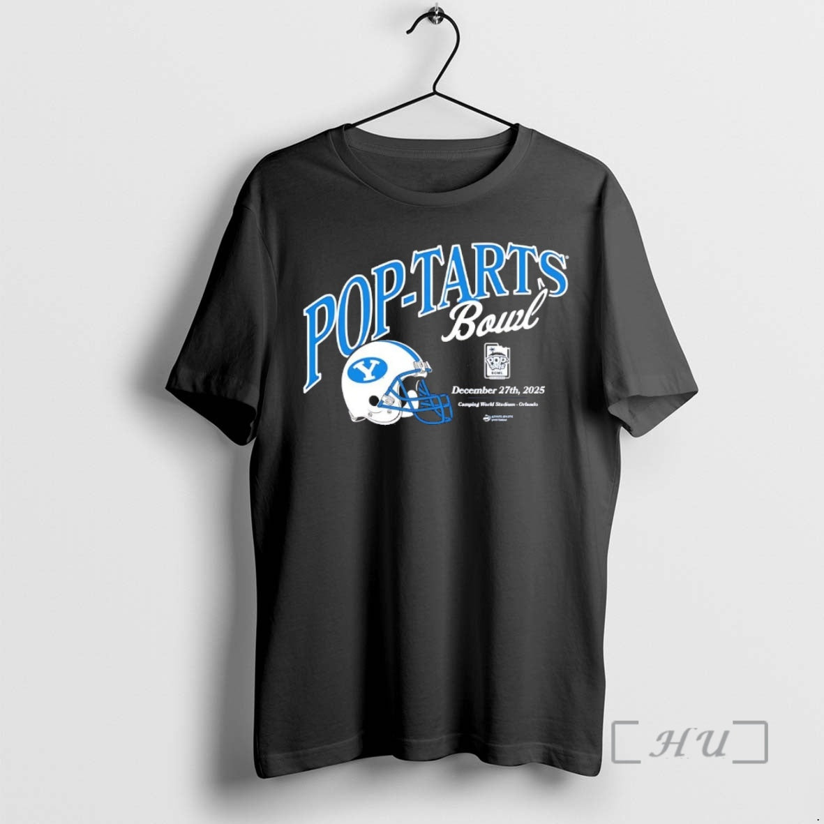 Officials Byu Cougars 2025 Pop Tarts Bowl Helmet Chriast - T-Shirt, Sweatshirt, Hoodie
