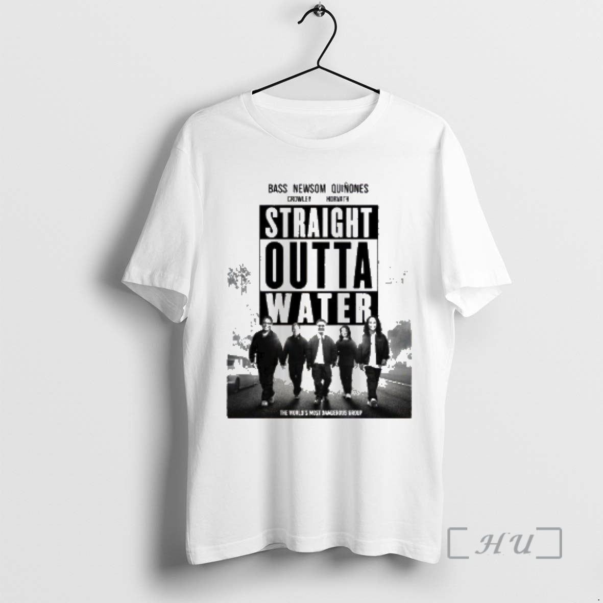 Officials Bass Newsom Quinones Straight Outta Water - T-Shirt, Sweatshirt, Hoodie