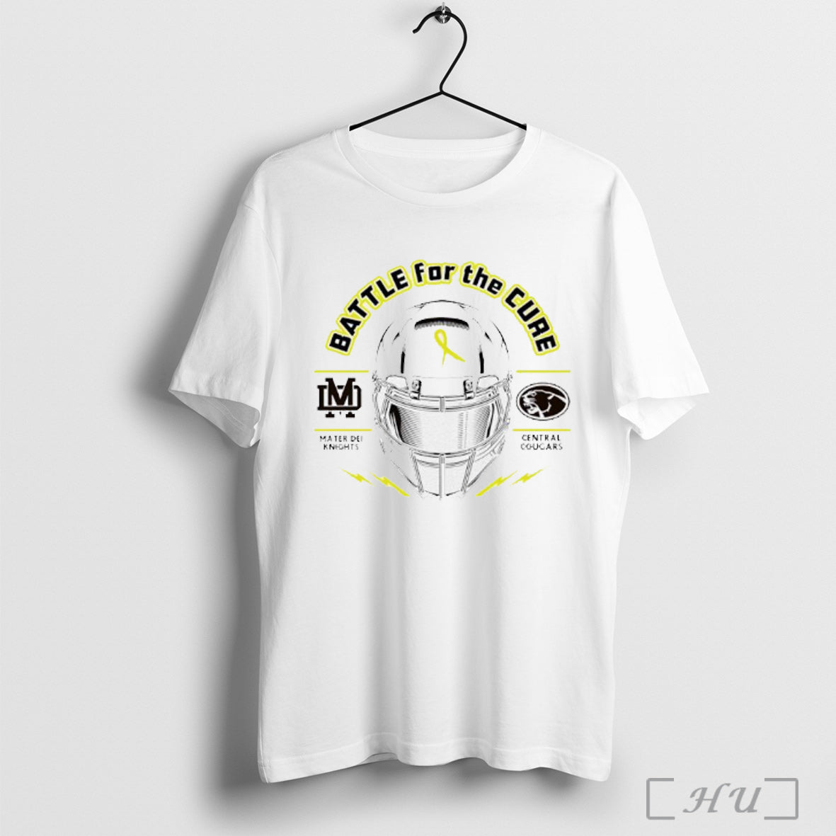 Officials Battle For The Cure Mater Dei Knights Vs Central Cougars T Shirt Unisex T-shirt, Sweatshirt, Hoodie, Long Sleeve Tee - T-Shirt, Sweatshirt, Hoodie