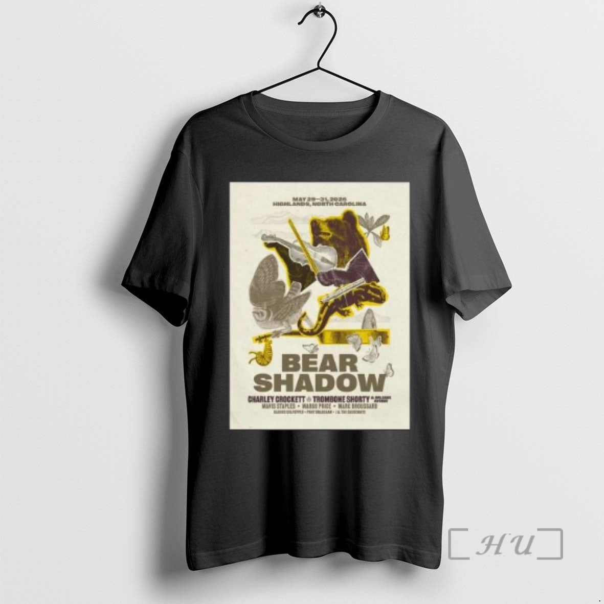 Officials Bear Shadow Festival May 29 31 2026 Highlands North Carolina Circle Black Premium - T-Shirt, Sweatshirt, Hoodie