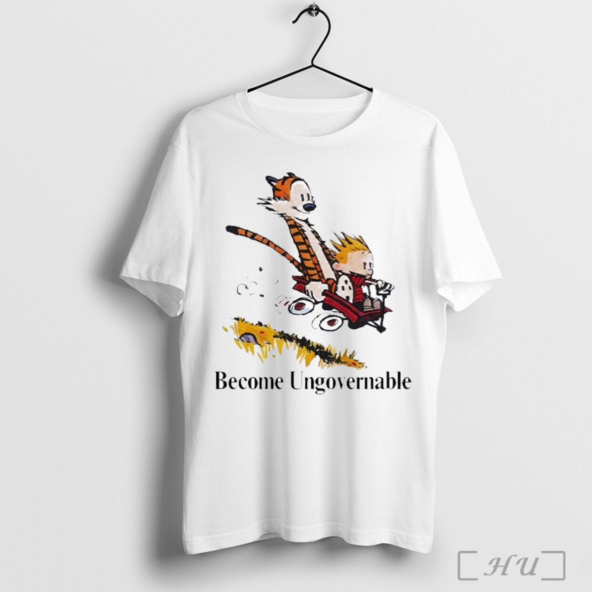 Officials Become Ungovernable Calvin And Hobbes Tiger T Shirt Unisex T-shirt, Sweatshirt, Hoodie, Long Sleeve Tee - T-Shirt, Sweatshirt, Hoodie