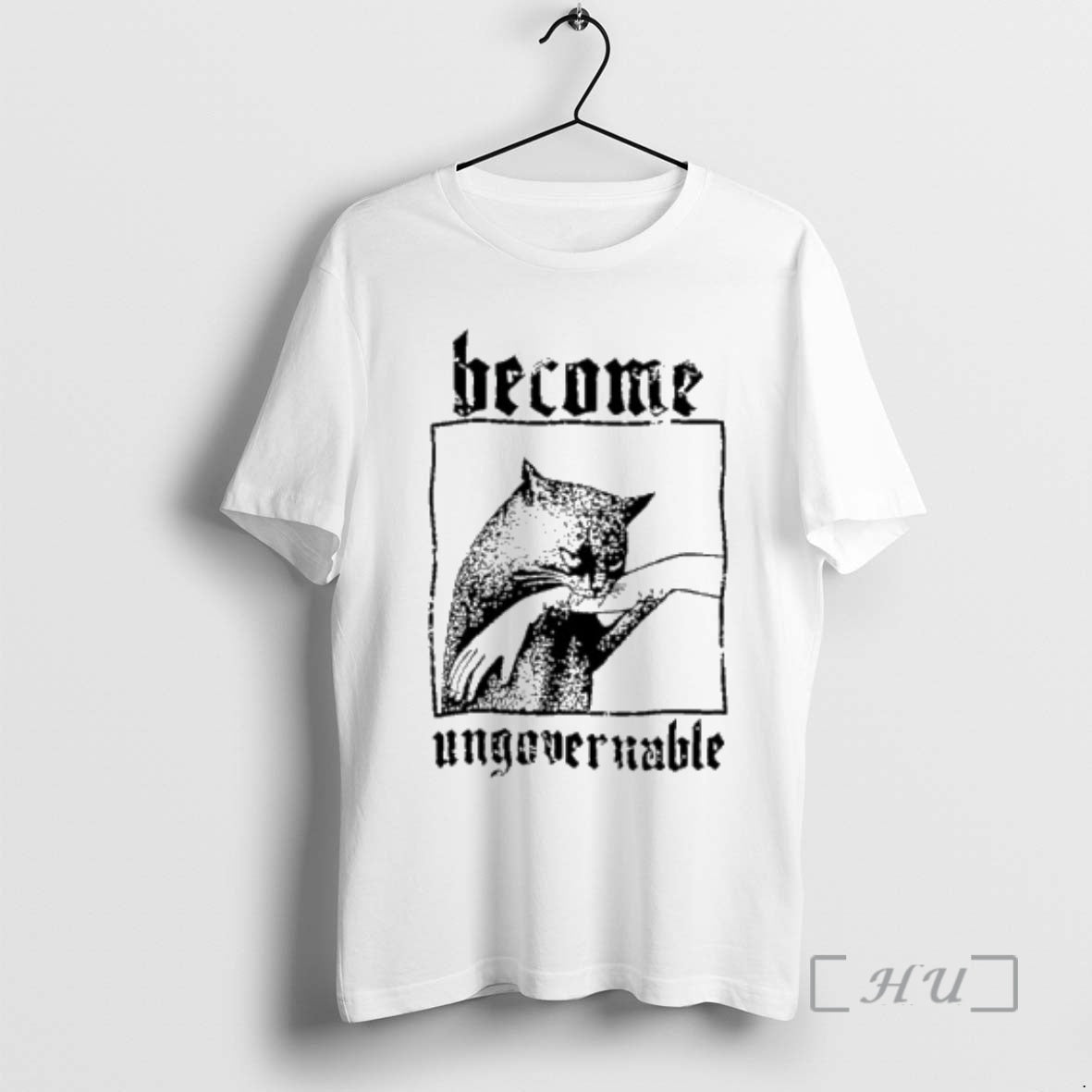 Officials Become Ungovernable Cat Biting Hand Unisex T-shirt, Sweatshirt, Hoodie, Long Sleeve Tee - T-Shirt, Sweatshirt, Hoodie