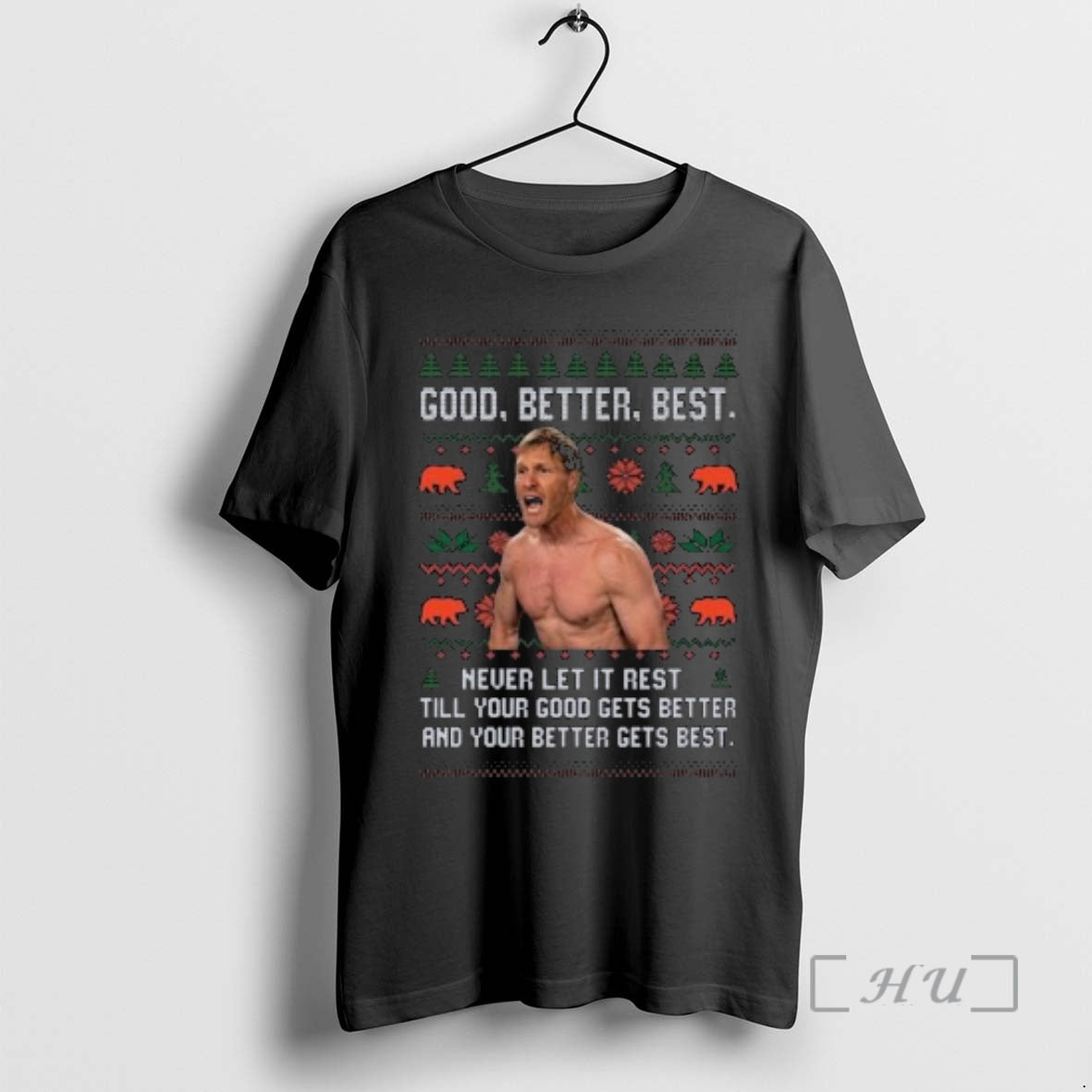 Officials Ben Johnson Good Better Best Never Let It Rest Till Your Christmas Circle Black - T-Shirt, Sweatshirt, Hoodie