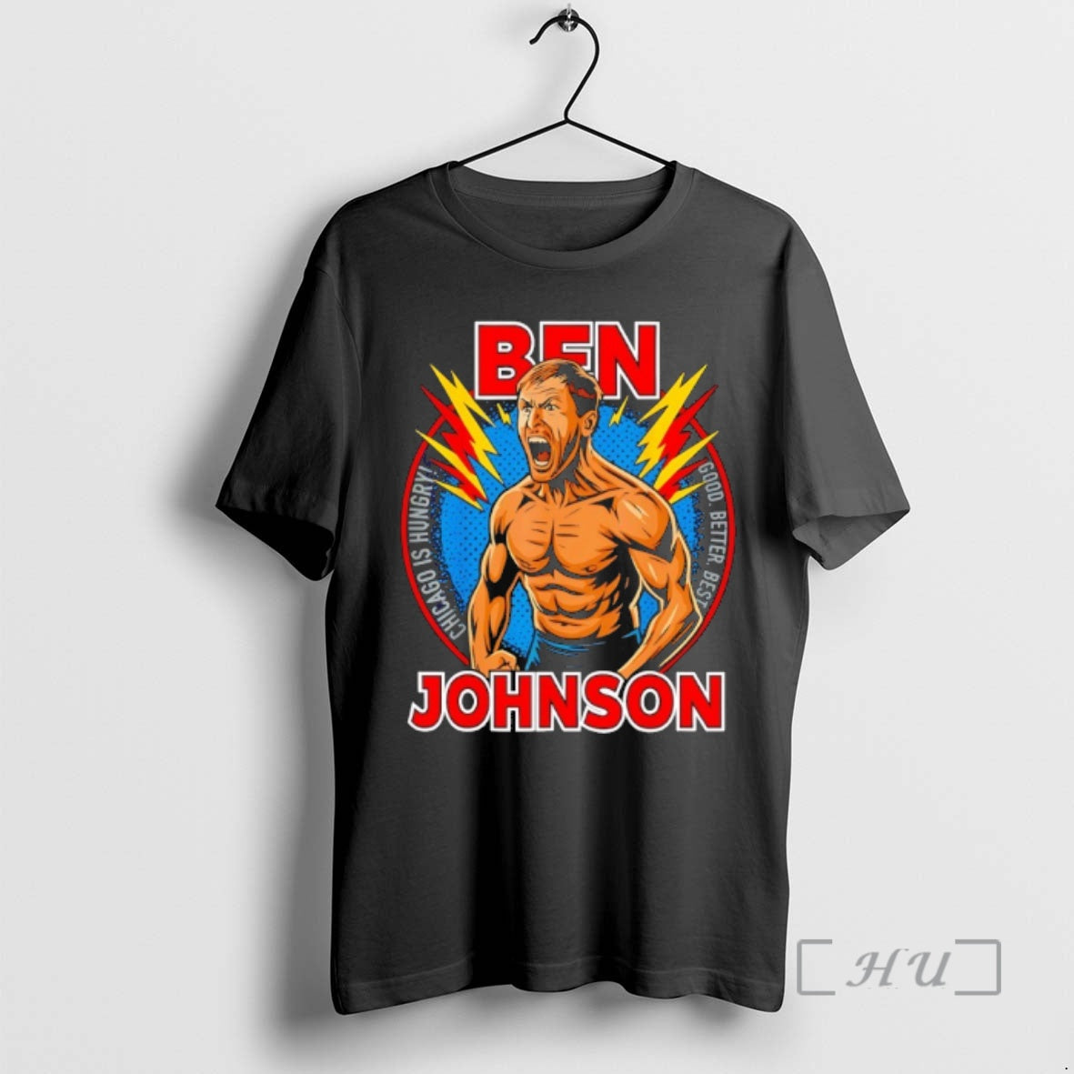 Officials Ben Johnson Shirtless Muscles Graphic - T-Shirt, Sweatshirt, Hoodie