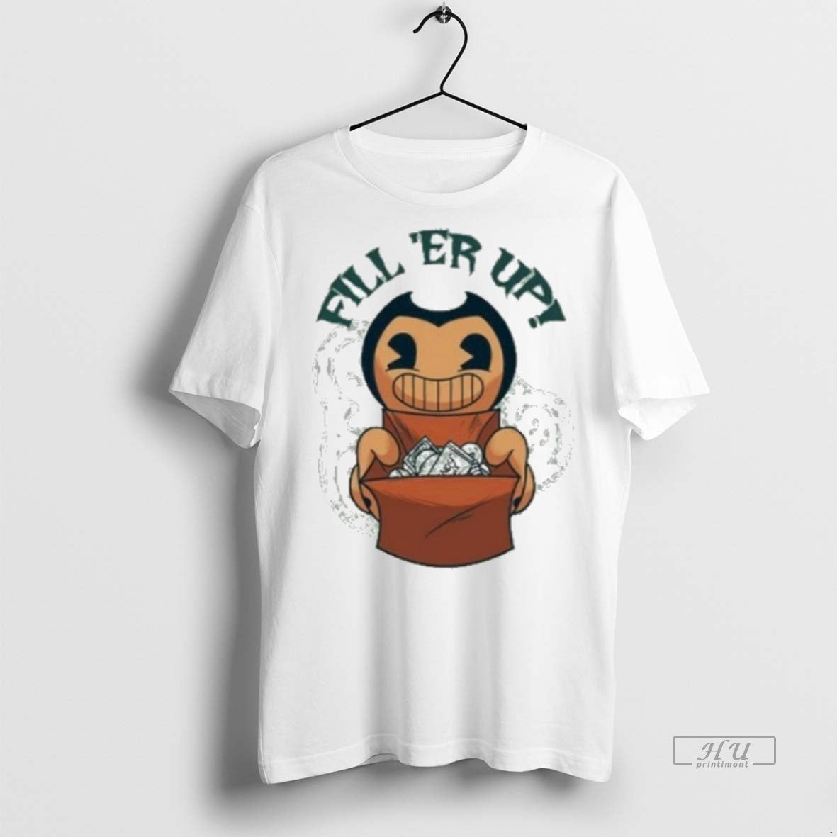 Officials Bendy Fill Er Up Halloween 2025 Shirt Sweater Unisex T-shirt, Sweatshirt, Hoodie, Long Sleeve Tee - T-Shirt, Sweatshirt, Hoodie