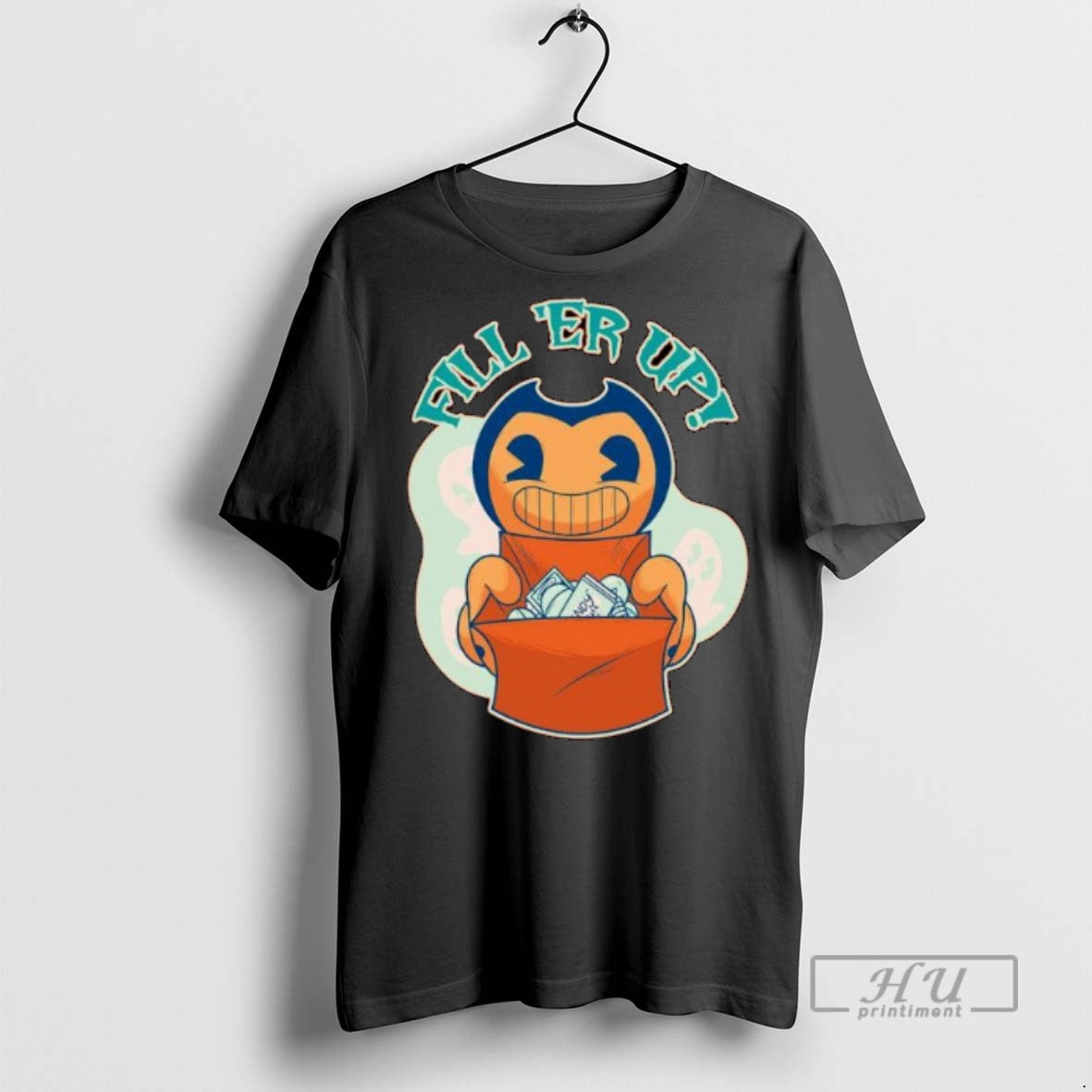 Officials Bendy Fill Er Up Halloween Ornaments T Shirt Unisex T-shirt, Sweatshirt, Hoodie, Long Sleeve Tee - T-Shirt, Sweatshirt, Hoodie