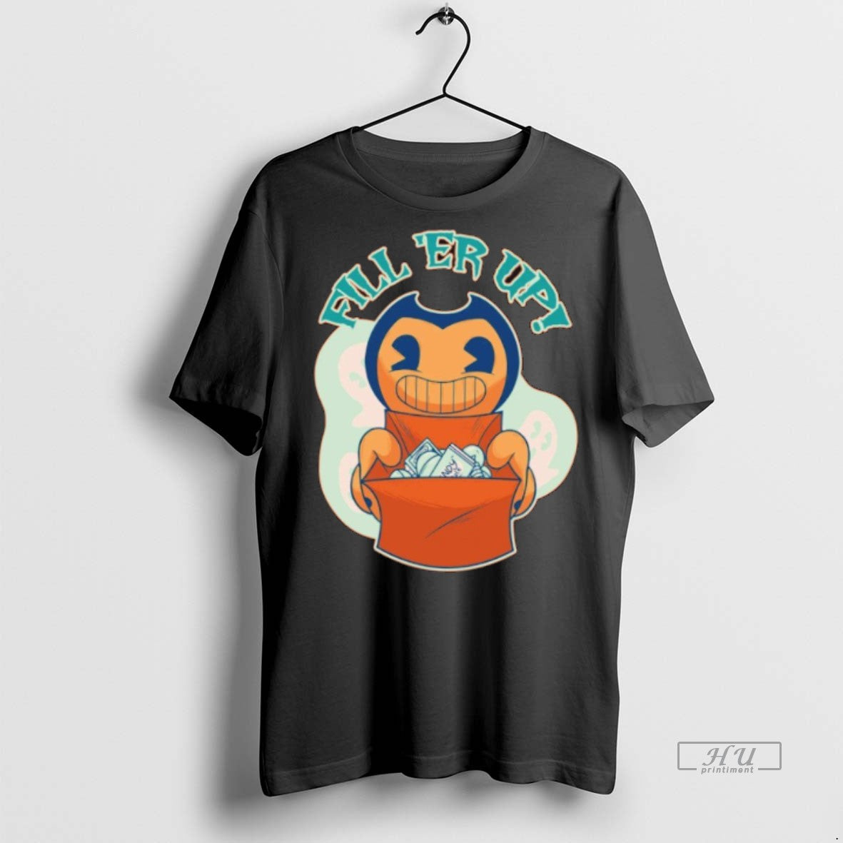Officials Bendy Fill Er Up Halloween T Shirt Sweater Unisex T-shirt, Sweatshirt, Hoodie, Long Sleeve Tee - T-Shirt, Sweatshirt, Hoodie