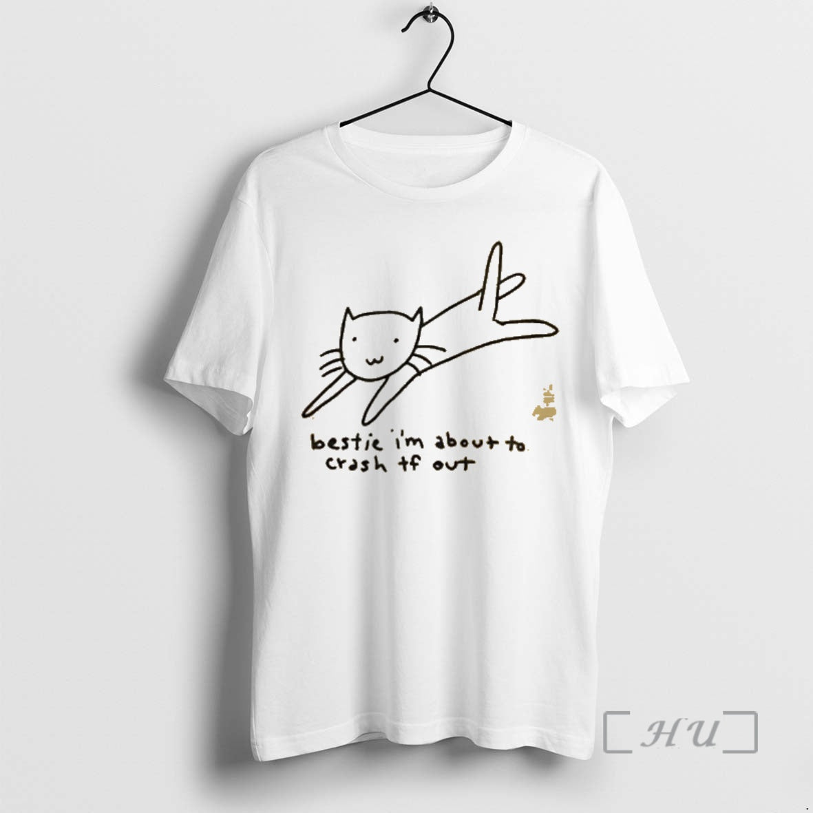 Officials Bestie Im About To Crash Out Cat Drawing Unisex T-shirt, Sweatshirt, Hoodie, Long Sleeve Tee - T-Shirt, Sweatshirt, Hoodie