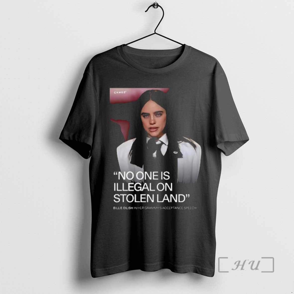 Officials Billie Eilish In Grammy Acceptance Speech No One Is Illegal On Stolen Land Premium - T-Shirt, Sweatshirt, Hoodie