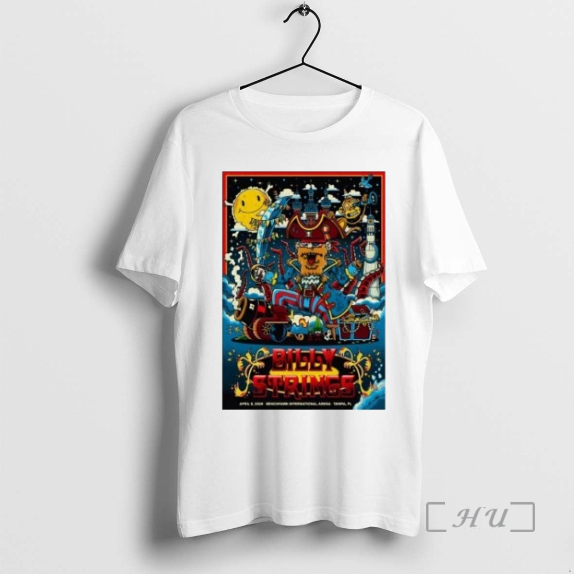 Officials Billy Strings In Tampa Fl On Apr 8 2026 Tour Premium T Shirts Sweater Unisex T-shirt, Sweatshirt, Hoodie, Long Sleeve Tee - T-Shirt, Sweatshirt, Hoodie
