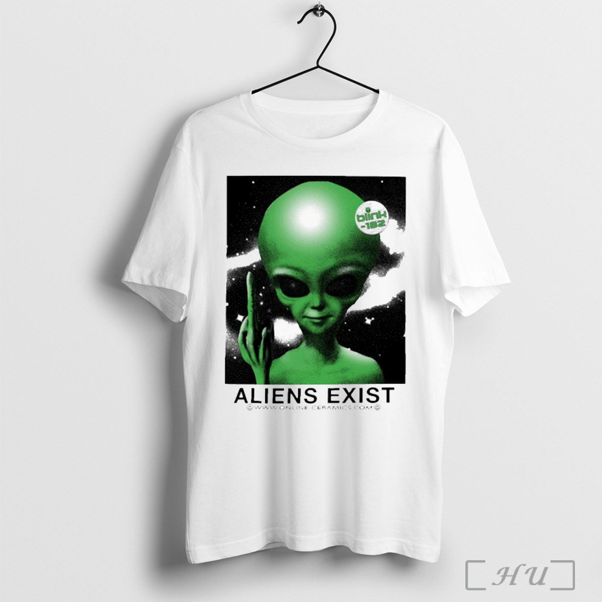 Officials Blink 182 Aliens Exist Middle Fingers T Shirt Unisex T-shirt, Sweatshirt, Hoodie, Long Sleeve Tee - T-Shirt, Sweatshirt, Hoodie