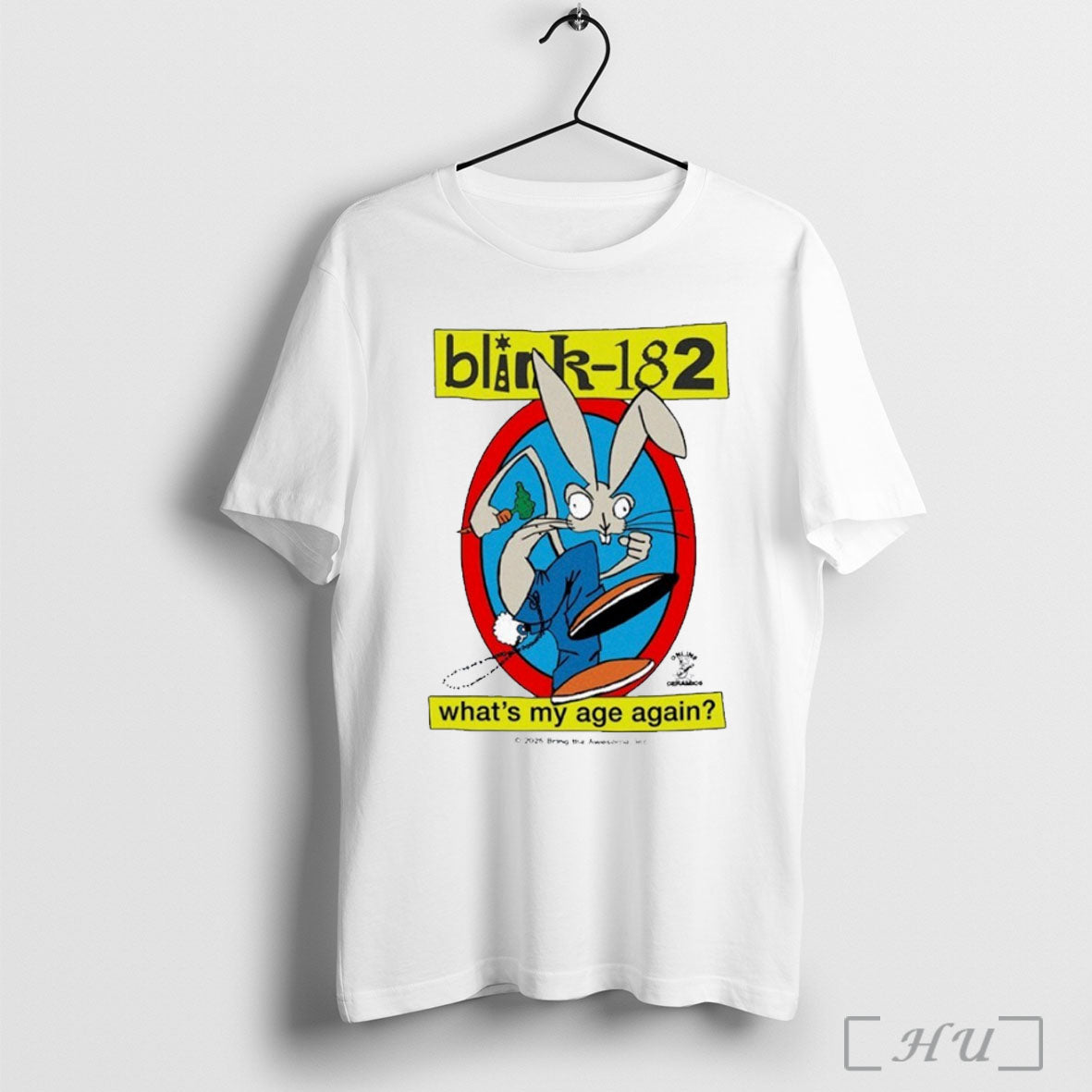 Officials Blink 182 Whats My Age Again Bunny T Shirt Unisex T-shirt, Sweatshirt, Hoodie, Long Sleeve Tee - T-Shirt, Sweatshirt, Hoodie