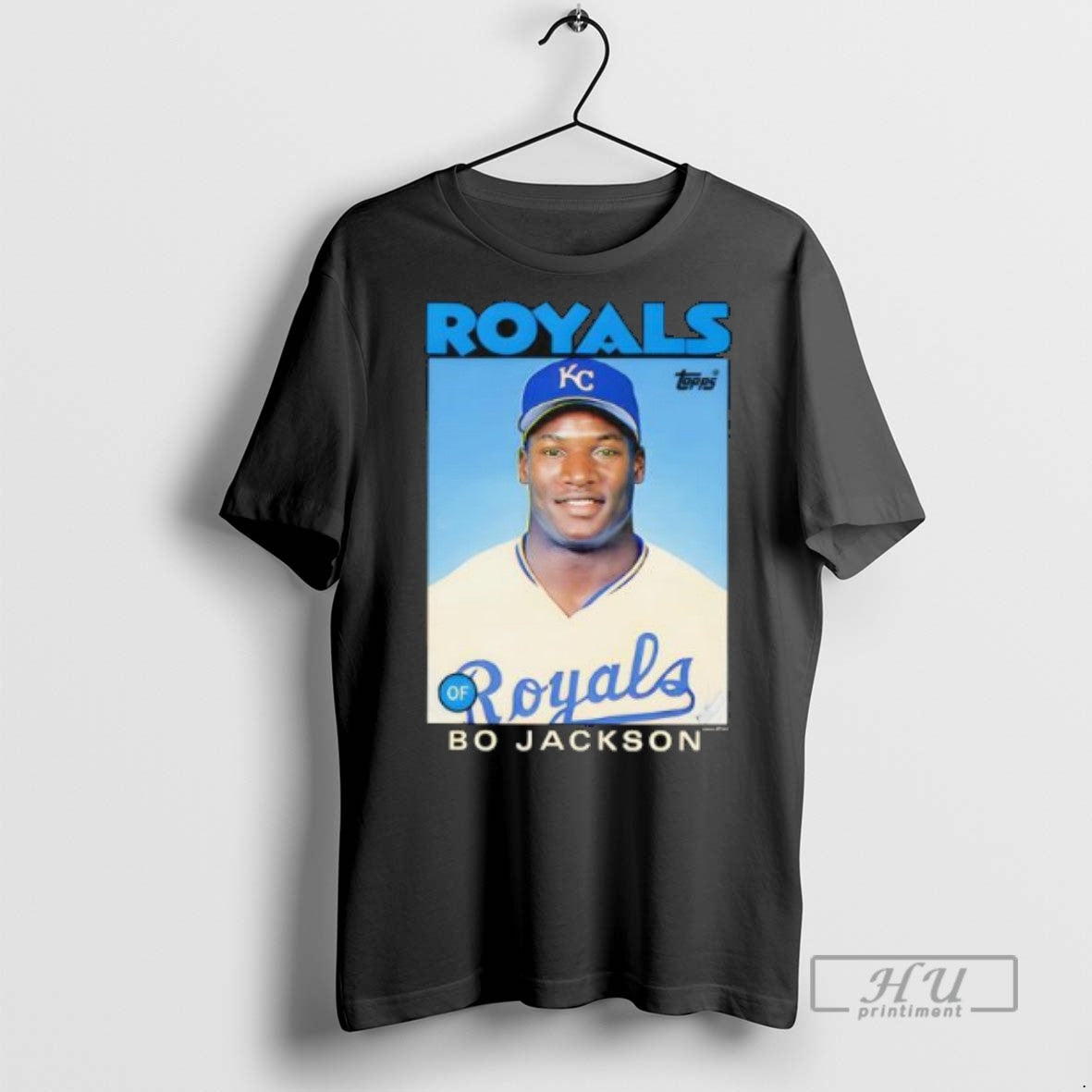 Officials Bo Jackson Kansas City Royals 1986 Topps Baseball Card Player T Shirts Unisex T-shirt, Sweatshirt, Hoodie, Long Sleeve Tee - T-Shirt, Sweatshirt, Hoodie