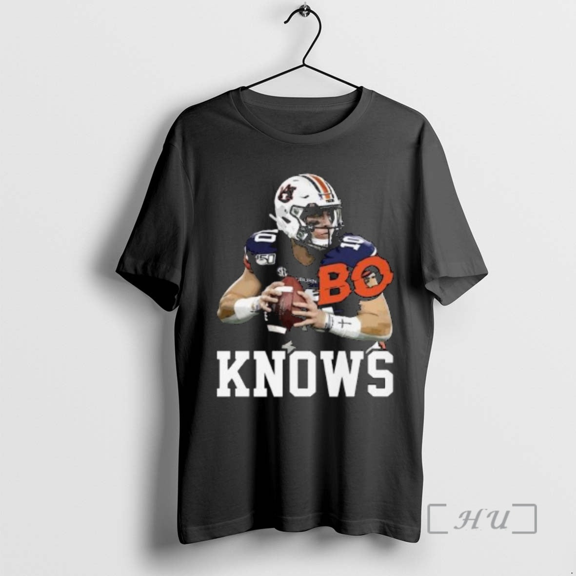Officials Bo Nix College Football Fan Bo Knows Parody Circle Black Premium T Shirts Sweater - T-Shirt, Sweatshirt, Hoodie