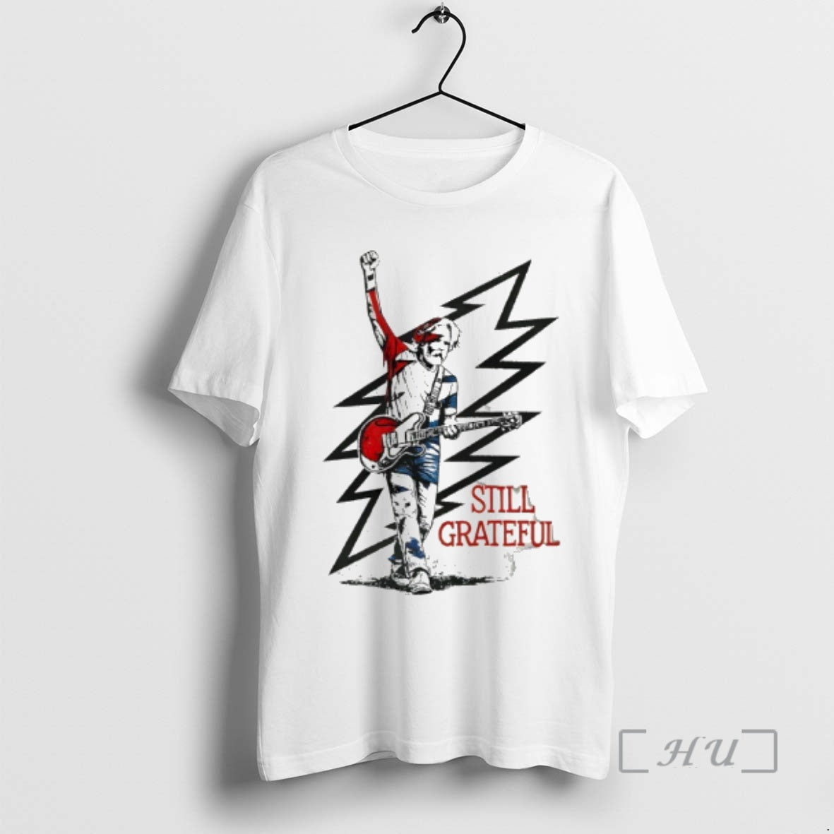 Officials Bob Weir Holding Guitar X Grateful Rip 1947 2026 White Lightning Premium T Shirts - T-Shirt, Sweatshirt, Hoodie