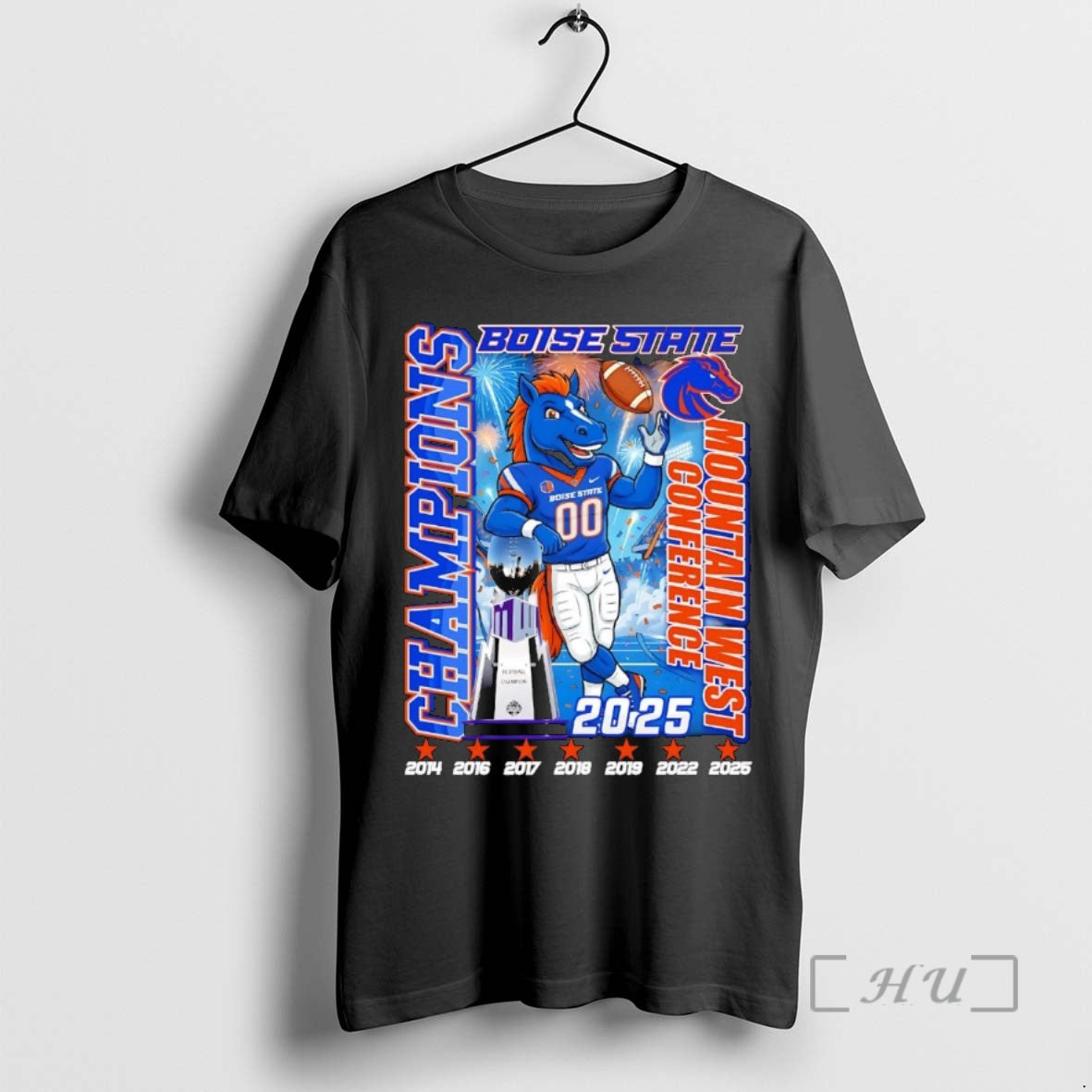 Officials Boise State Broncos 2025 Mountain West Conference Champions - T-Shirt, Sweatshirt, Hoodie