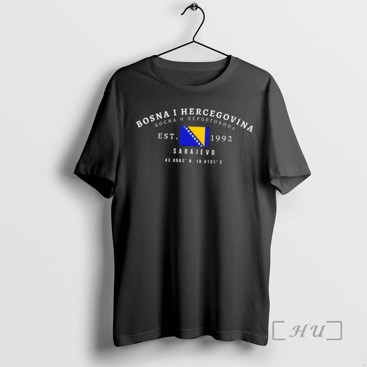Officials Bosnia I Hercegovina Bocha H Xepuerobnha Sarajevo Est 1992 Unisex T-shirt, Sweatshirt, Hoodie, Long Sleeve Tee - T-Shirt, Sweatshirt, Hoodie