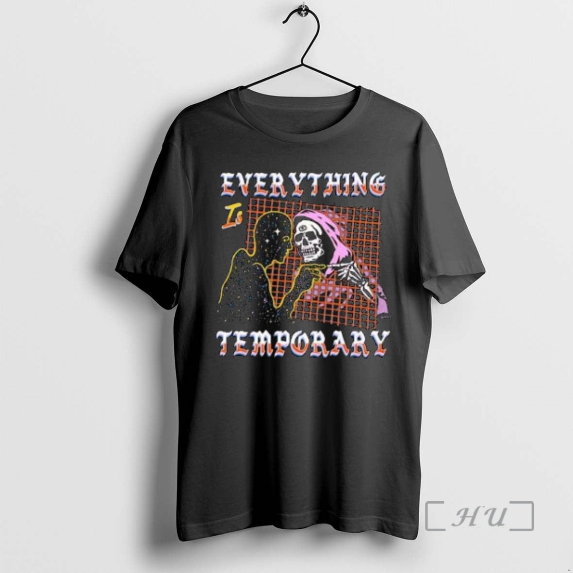 Officials Boss Dog Art Everything Is Temporary Circle Black - T-Shirt, Sweatshirt, Hoodie