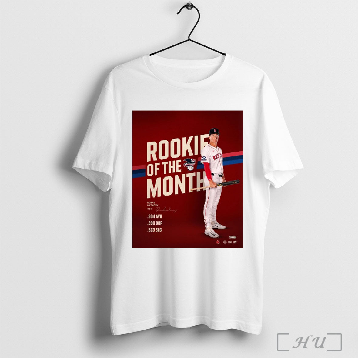 Officials Boston Red Sox Anthony American League Rookie Of The Month August 2025 Signature - T-Shirt, Sweatshirt, Hoodie