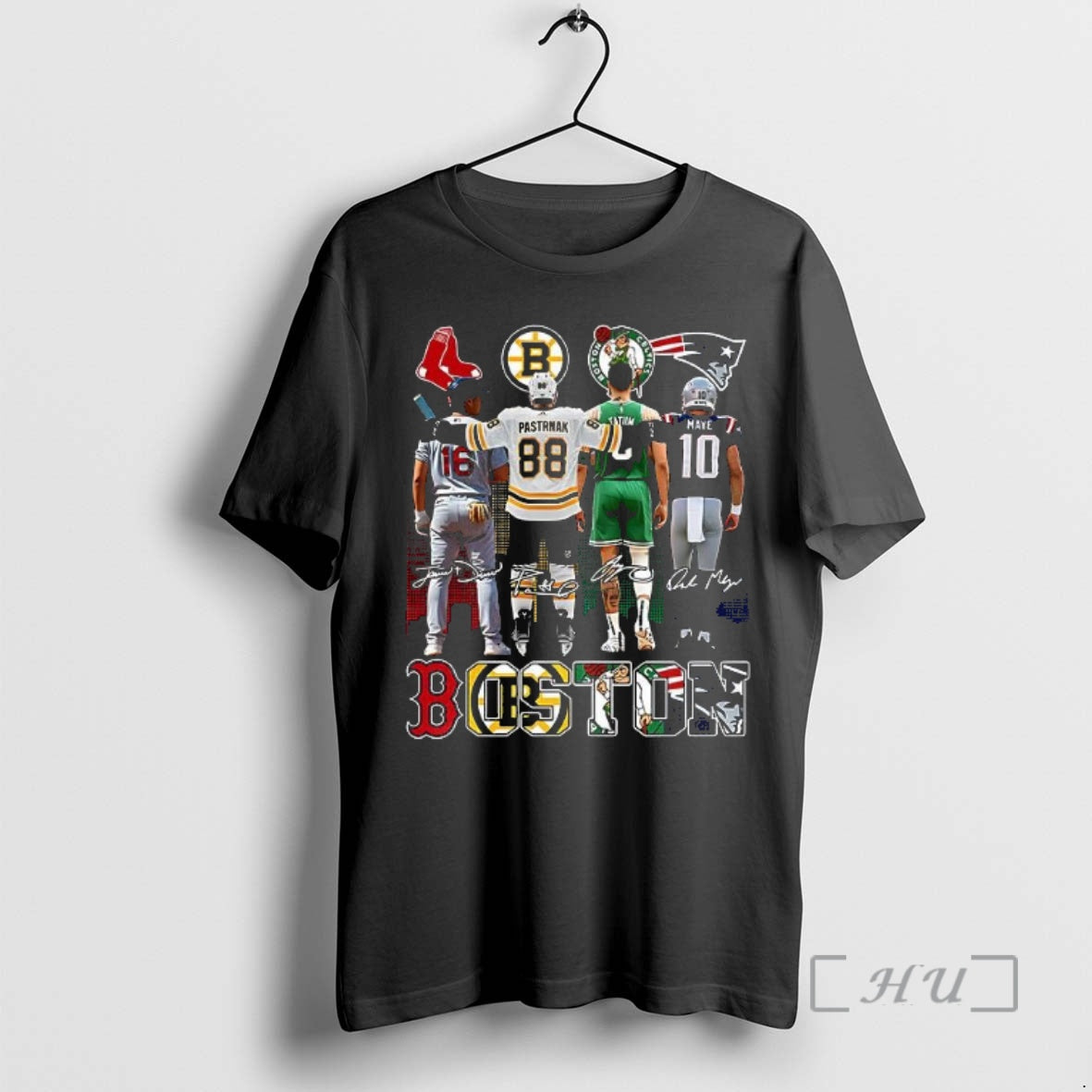 Officials Boston Sports Teams Signature - T-Shirt, Sweatshirt, Hoodie