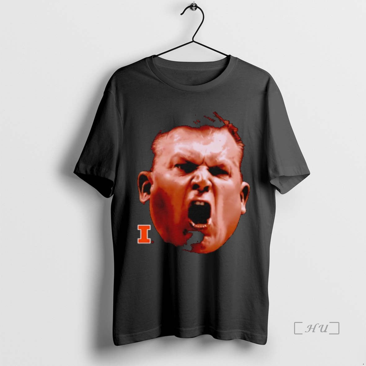 Officials Brad Underwood Big Face Coach Illinois Fighting Illini Basketball - T-Shirt, Sweatshirt, Hoodie