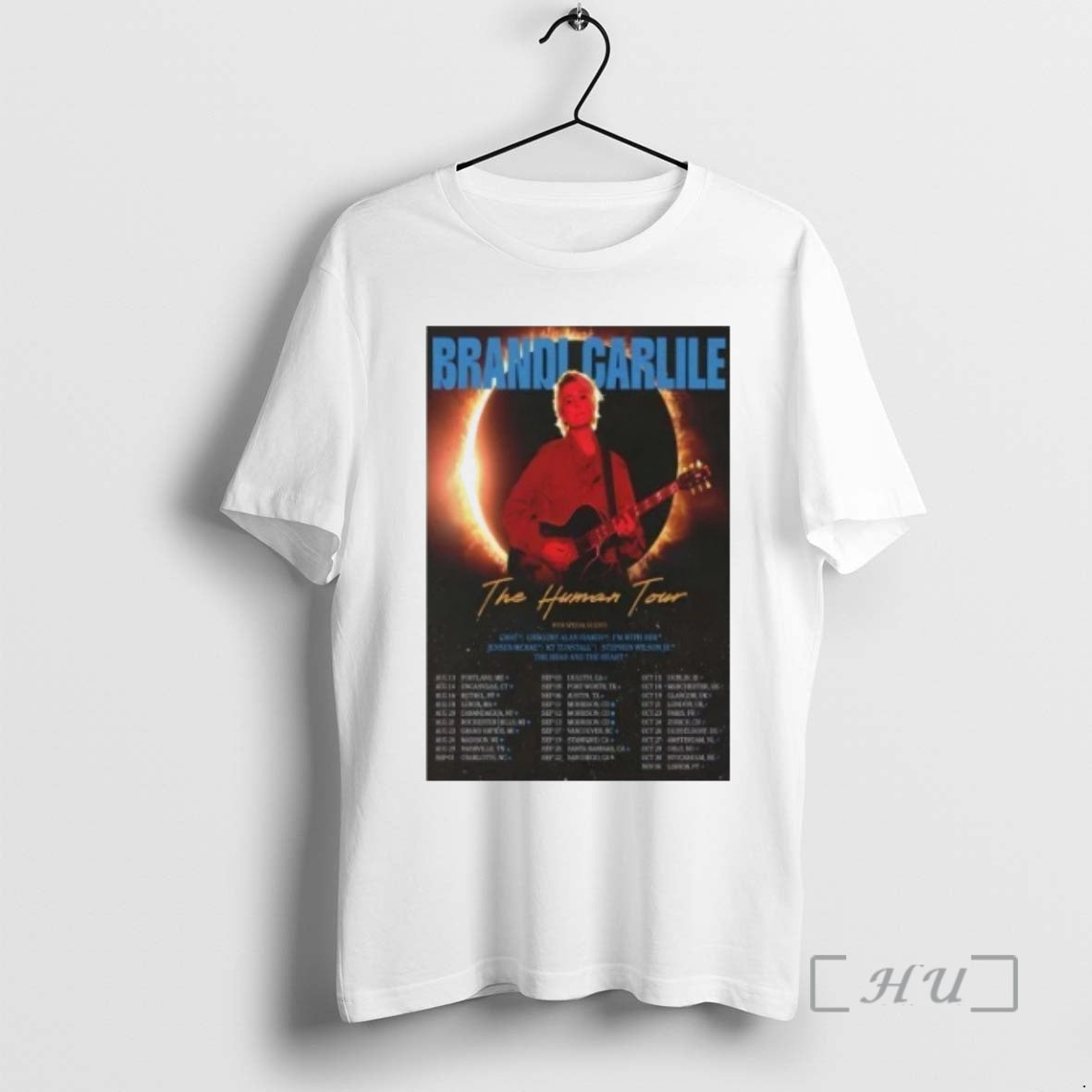 Officials Brandi Carlile The Human 2026 Shows Unisex T-shirt, Sweatshirt, Hoodie, Long Sleeve Tee - T-Shirt, Sweatshirt, Hoodie