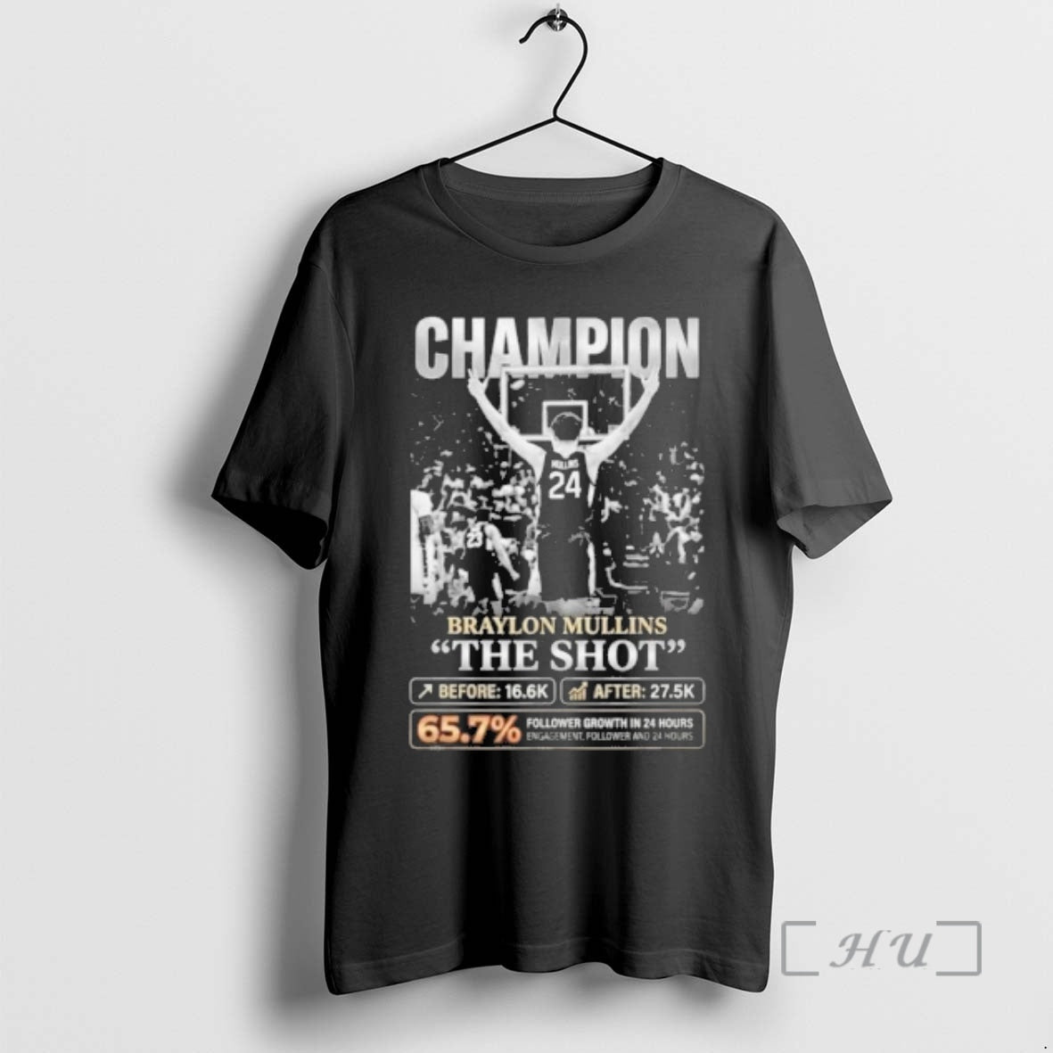 Officials Braylon Mullins Champion The Shot Game Duke Vs Uconn Unisex T-shirt, Sweatshirt, Hoodie, Long Sleeve Tee - T-Shirt, Sweatshirt, Hoodie