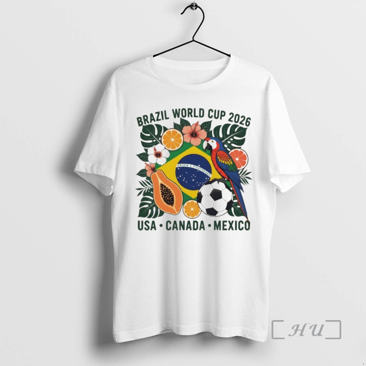 Officials Brazil World Cup 2026 Usa Canada Mexico Tournament Unisex T-shirt, Sweatshirt, Hoodie, Long Sleeve Tee - T-Shirt, Sweatshirt, Hoodie