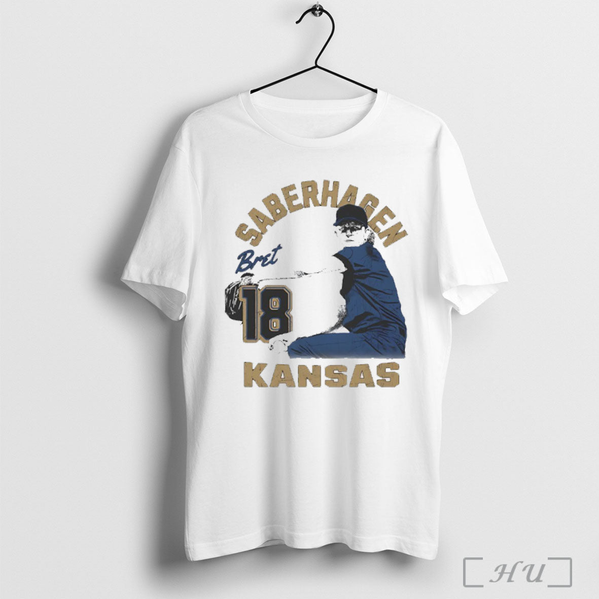 Officials Bret Saberhagen 18 Kansas City Royals Player Name And Number T Shirt Unisex T-shirt, Sweatshirt, Hoodie, Long Sleeve Tee - T-Shirt, Sweatshirt, Hoodie