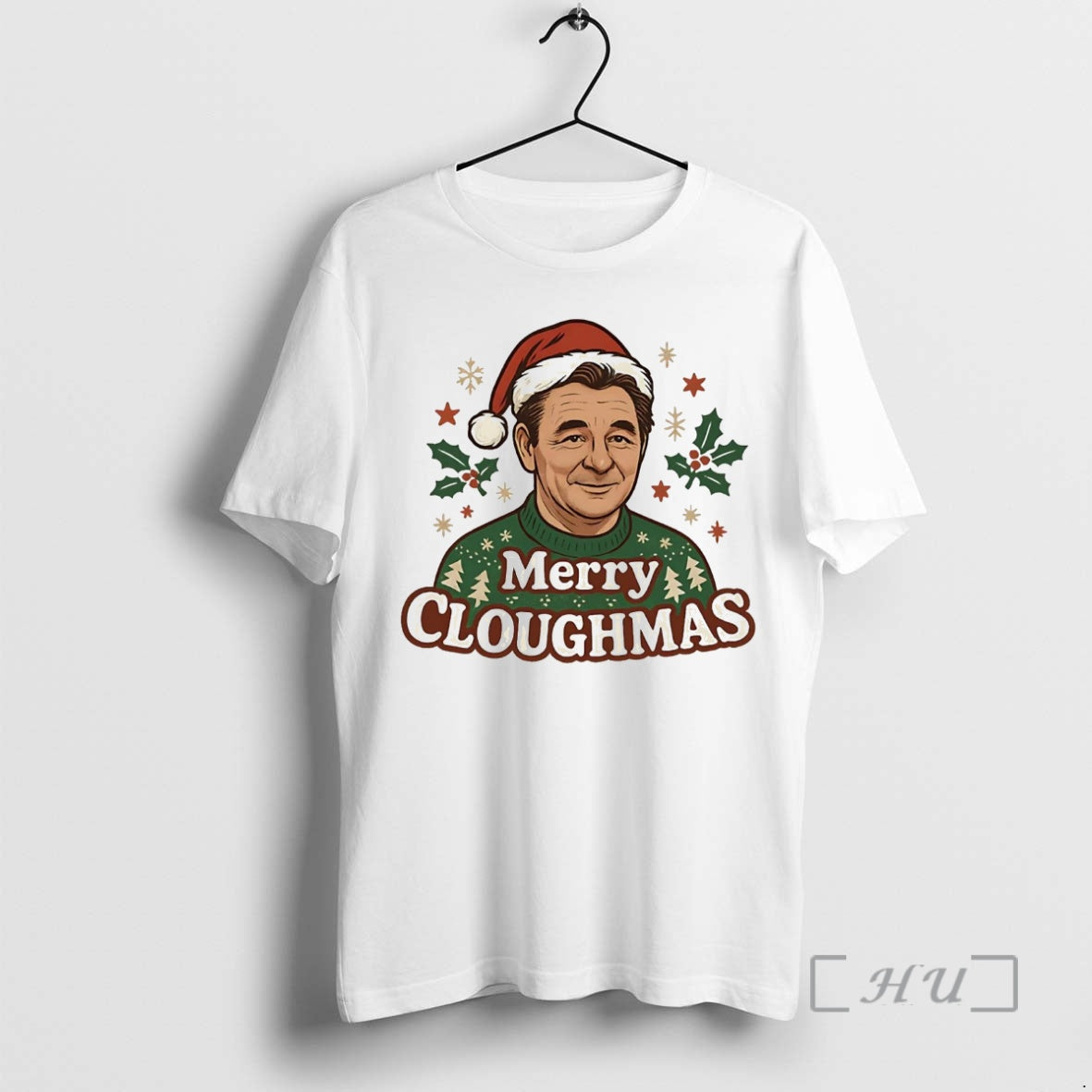 Officials Brian Clough Nottingham Forest Merry Cloughmas Christmas - T-Shirt, Sweatshirt, Hoodie