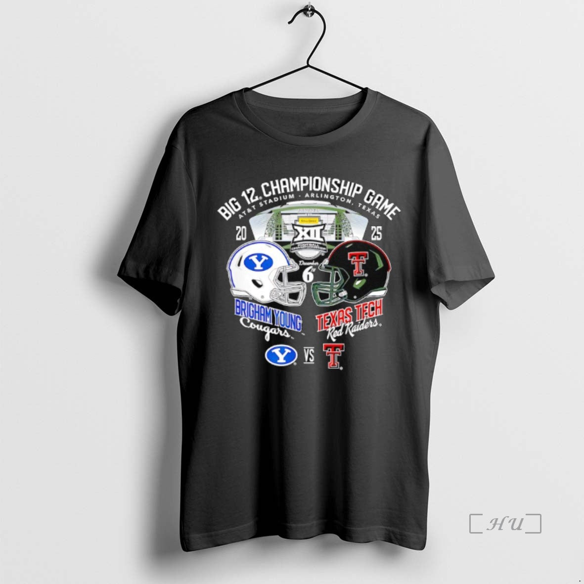 Officials Brigham Young Cougars Vs Texas Tech Red Raiders Big 12 Championship Game 2025 Premium - T-Shirt, Sweatshirt, Hoodie